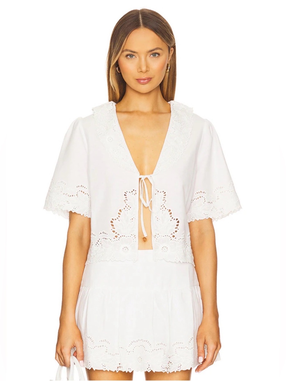 LPA Clara Blouse in Ivory